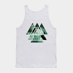 Scared Geometry Triangles Tank Top